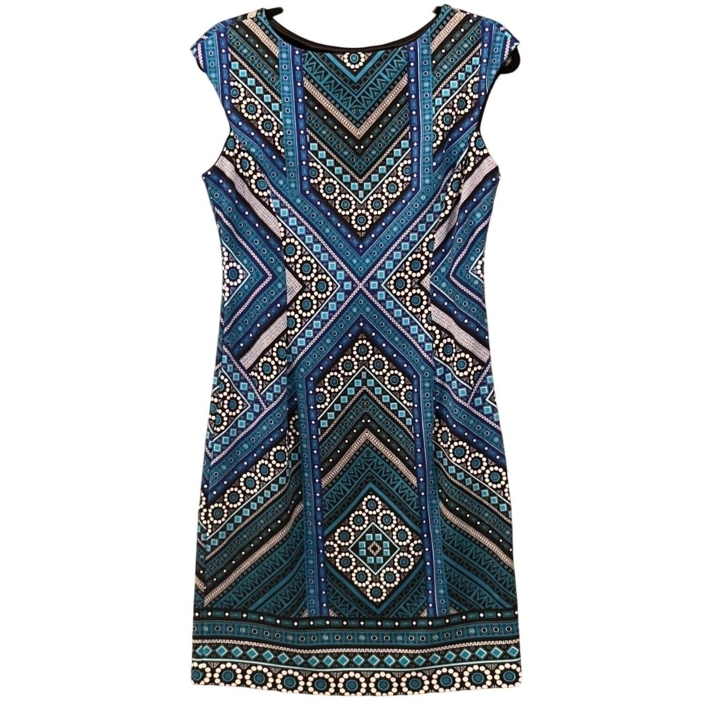 London Style Sheath Dress Blue 8‎